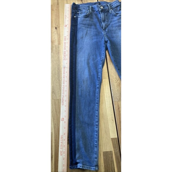 Citizens of Humanity Two Tone Rocket Crop High Rise Skinny Jeans Sz 27 - Picture 2 of 11